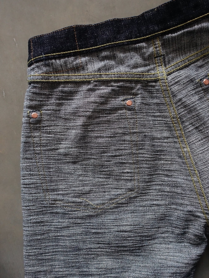 The Strike Gold SG7103【SUPER SLUBBY】Series - 17oz Horizontal Super Slub Selvedge Denim - Right Hand Twill - CLASSIC STRAIGHT