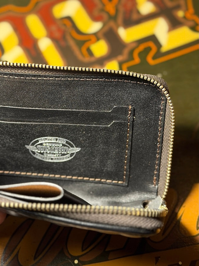 HORSEHIDE - QUILTED LEATHER SHORT WALLET