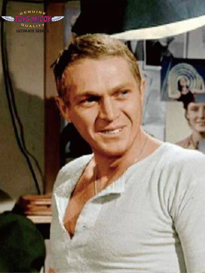 TMC2411 - "STEVE McQUEEN" - THE GREAT AMERICAN HERO UNION SHIRT - Blue