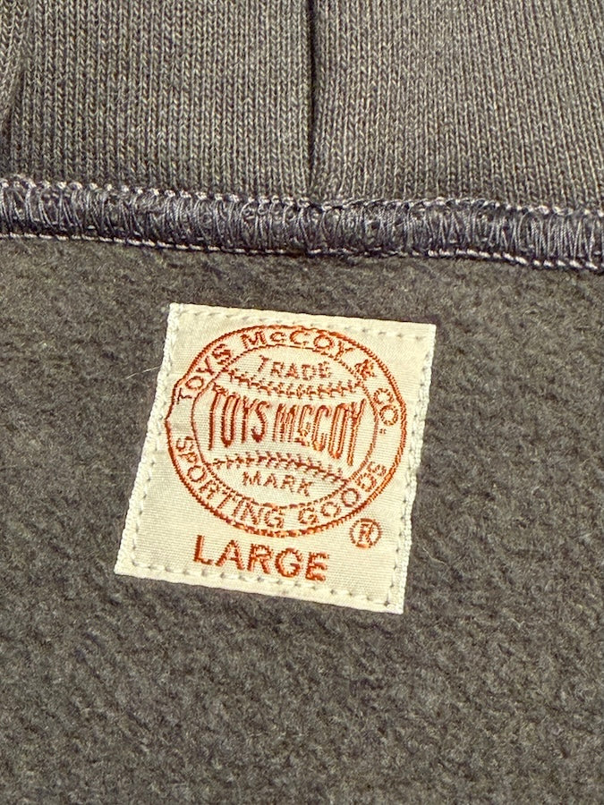 "THE GREAT AMERICAN HERO" HEAVYWEIGHT RAGLAN SWEAT PARKA - Black