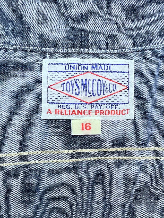 "THE SAND PEBBLES" STEVE McQUEEN CHAMBRAY WORK SHIRT