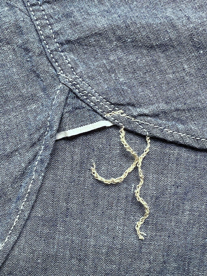 "THE SAND PEBBLES" STEVE McQUEEN CHAMBRAY WORK SHIRT