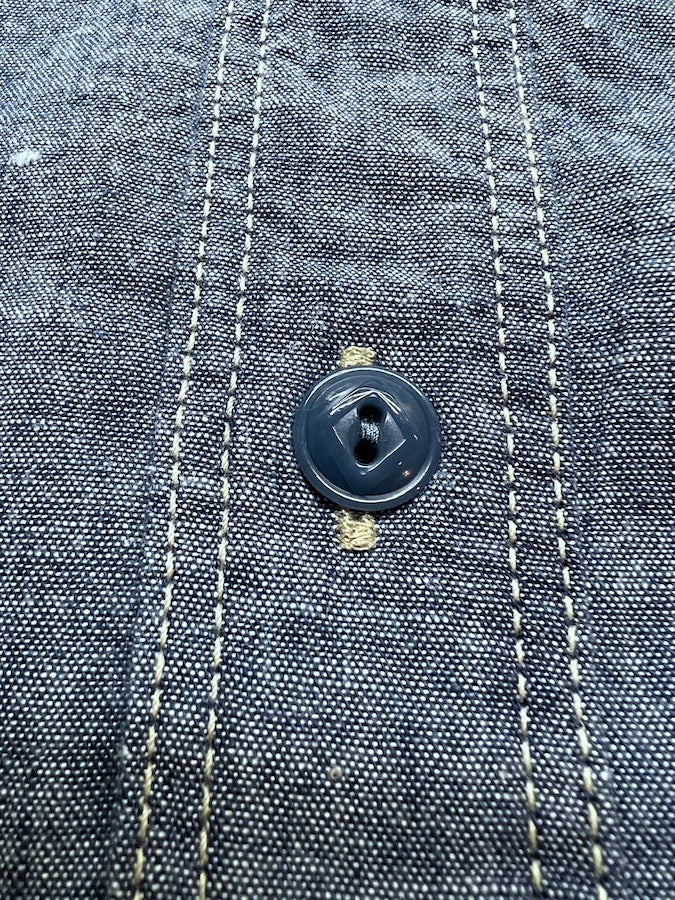 "THE SAND PEBBLES" STEVE McQUEEN CHAMBRAY WORK SHIRT