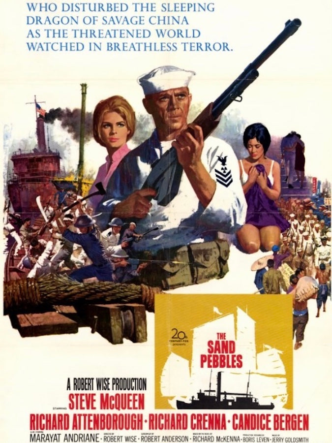 "THE SAND PEBBLES" STEVE McQUEEN CHAMBRAY WORK SHIRT