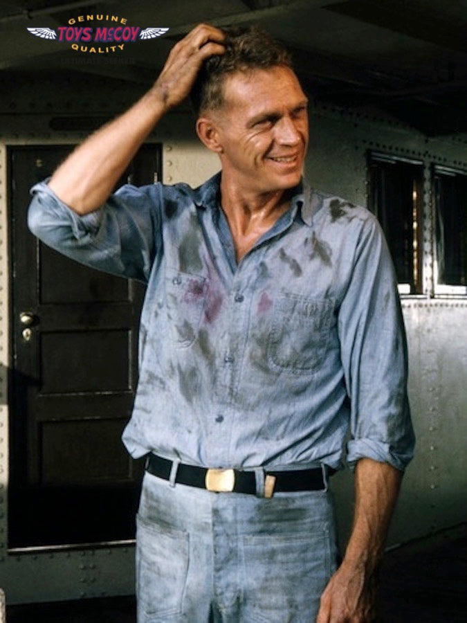"THE SAND PEBBLES" STEVE McQUEEN CHAMBRAY WORK SHIRT