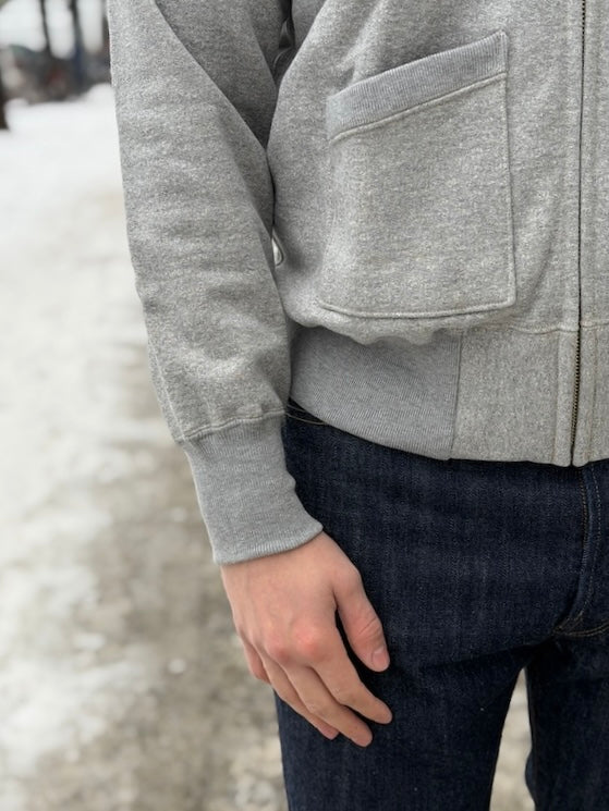 SPORTING GOODS HEAVYWEIGHT FULL ZIP SWEAT PARKA - Gray