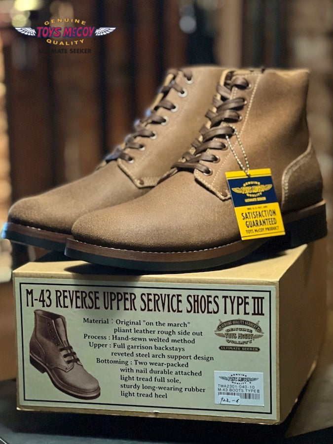 M-43 REVERSE UPPER SERVICE SHOES TYPE Ⅲ - STEVE McQUEEN 