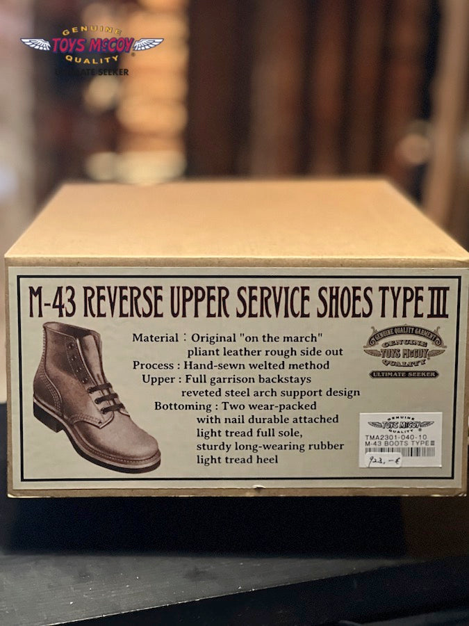 M-43 REVERSE UPPER SERVICE SHOES TYPE Ⅲ - STEVE McQUEEN "The Great Escape"