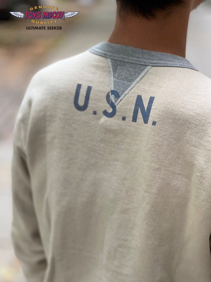 TOYS McCOY - TMC1772 - McHill Sports Wear - MILITARY SWEAT SHIRT "USN"