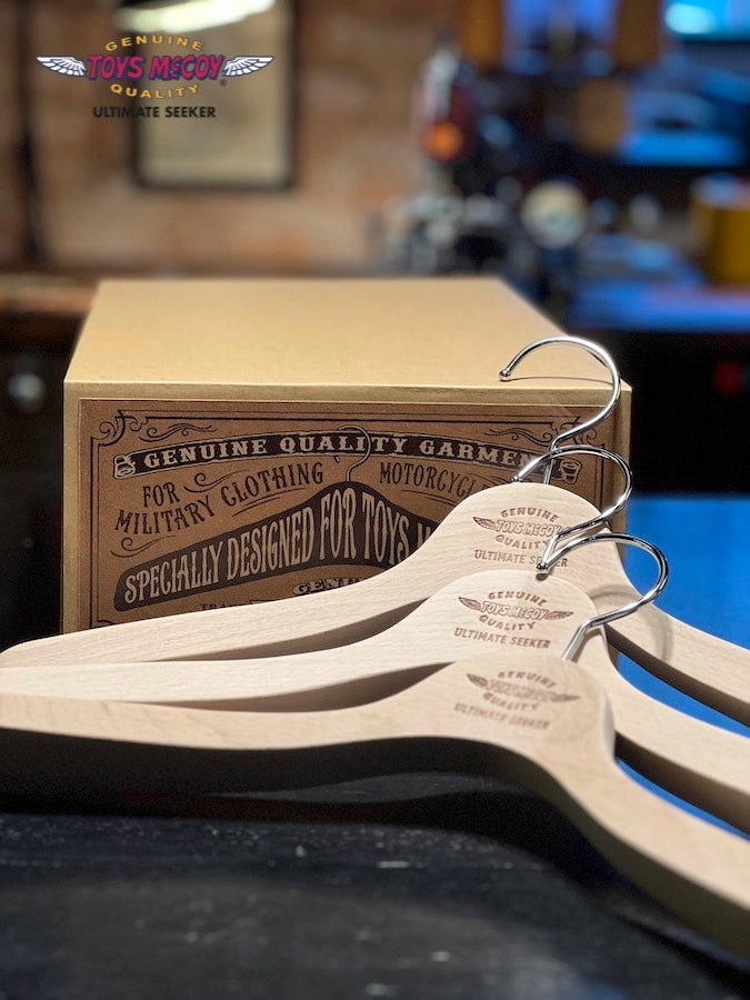 ORIGINAL WOOD HANGER SET - 3 x HANGERS & BOX