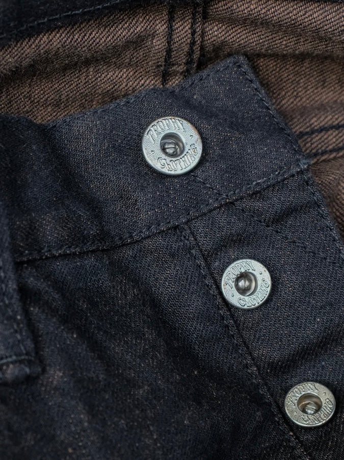 TROPHY CLOTHING - STANDARD BLACKIE DENIM - 14oz Selvedge Denim - Straight Cut