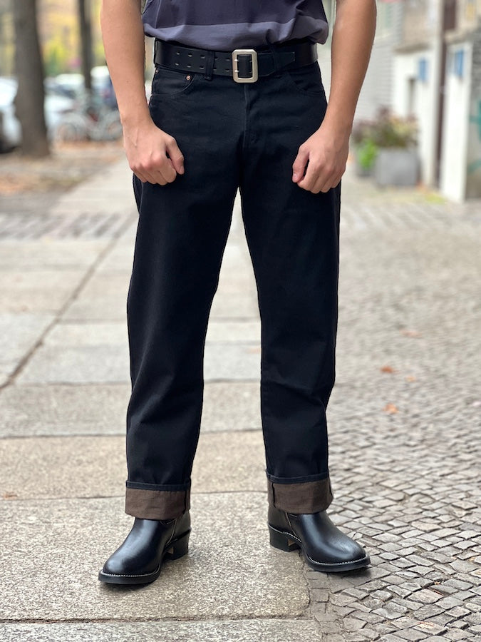 TROPHY CLOTHING - STANDARD BLACKIE DENIM - 14oz Selvedge Denim - Straight Cut