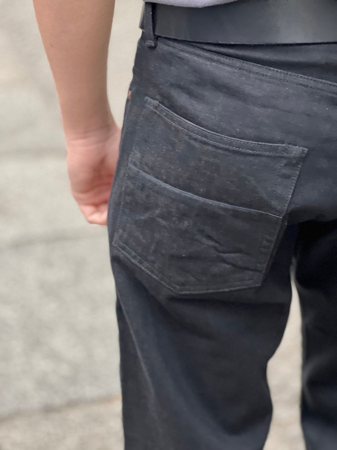 TROPHY CLOTHING - STANDARD BLACKIE DENIM - 14oz Selvedge Denim - Straight Cut