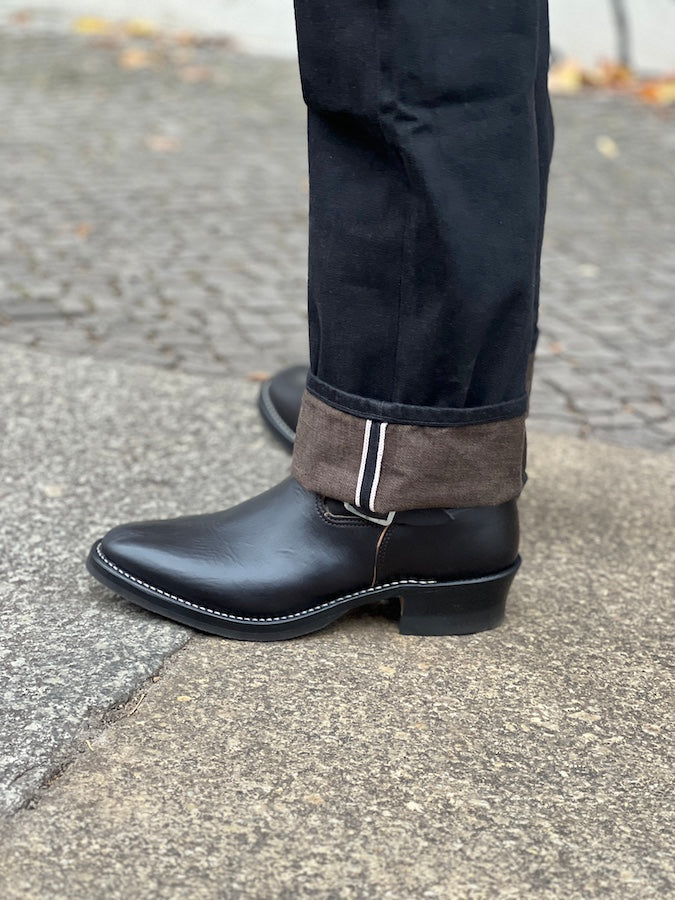 TROPHY CLOTHING - STANDARD BLACKIE DENIM - 14oz Selvedge Denim - Straight Cut