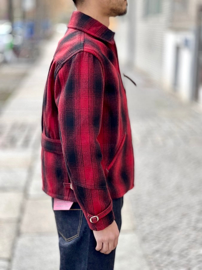 TROPHY CLOTHING - PIONEER SPORT JACKET - 1930's checked sports jacket with classic details