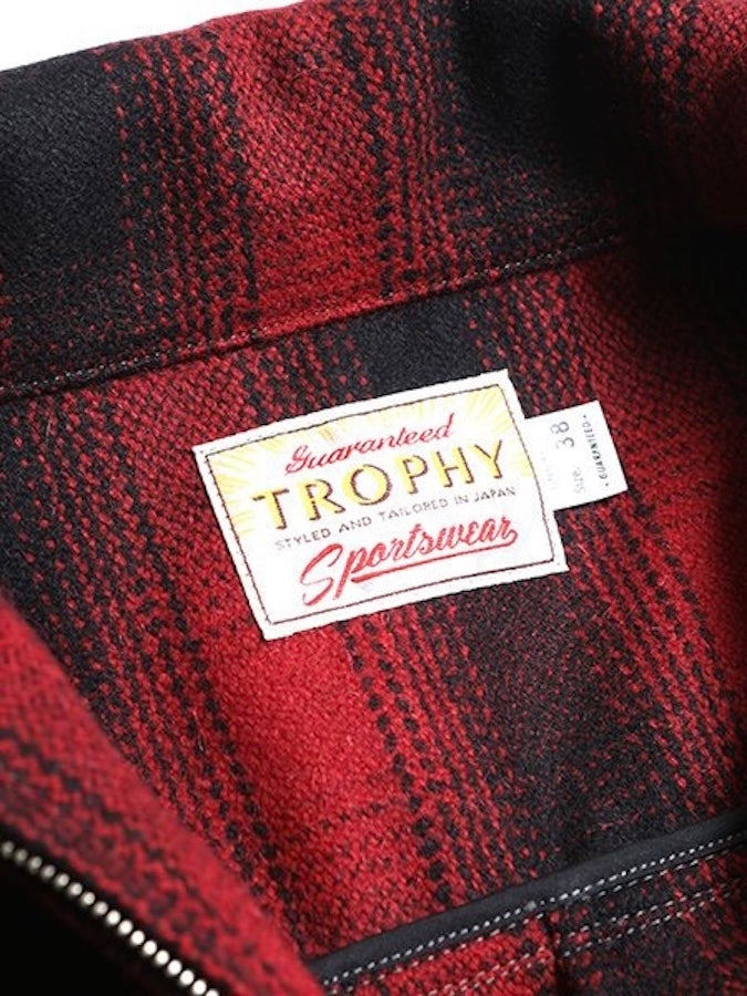 TROPHY CLOTHING - PIONEER SPORT JACKET - 1930's checked sports jacket with classic details
