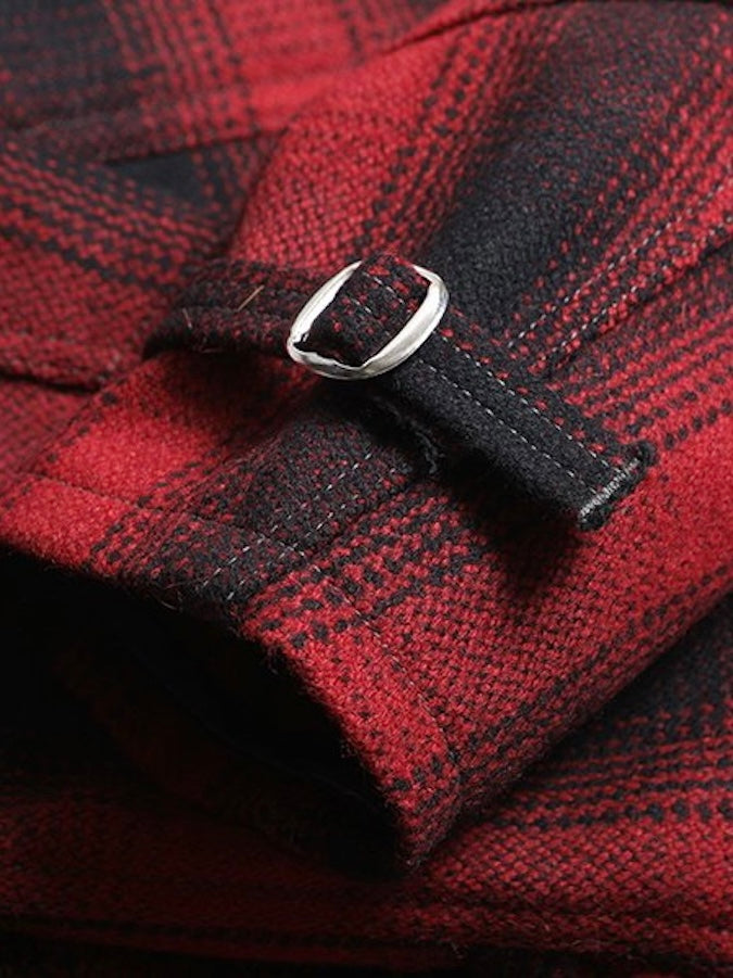 TROPHY CLOTHING - PIONEER SPORT JACKET - 1930's checked sports jacket with classic details