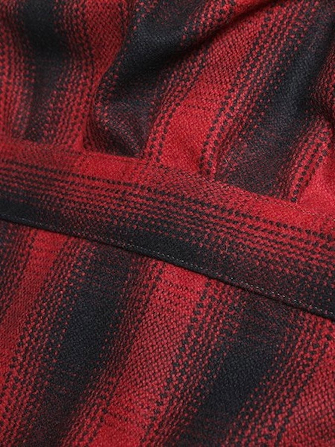 TROPHY CLOTHING - PIONEER SPORT JACKET - 1930's checked sports jacket with classic details