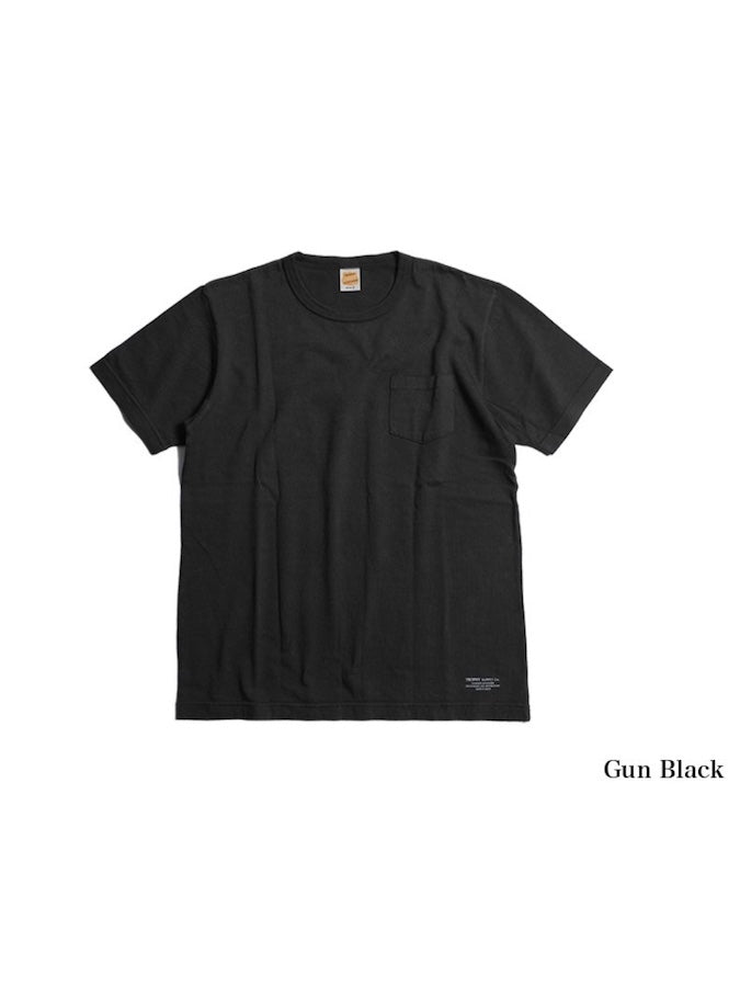 OD Pocket T-Shirt - TE-05 - Volume Cotton - Gun Black