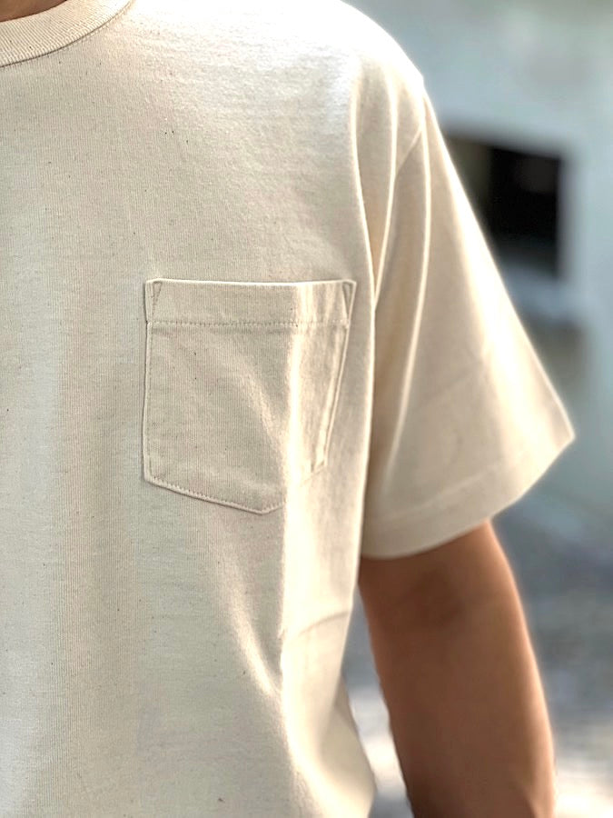 TROPHY CLOTHING - OD Pocket T-Shirt - Volume Cotton - Natural