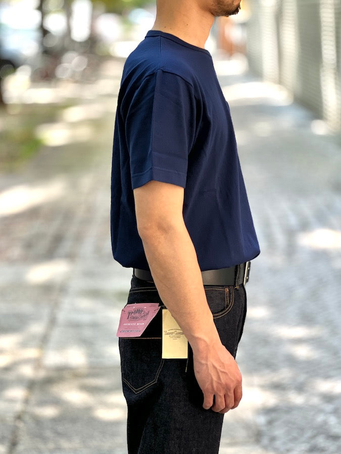 TROPHY CLOTHING - OD Pocket T-Shirt - Volume Cotton - Navy