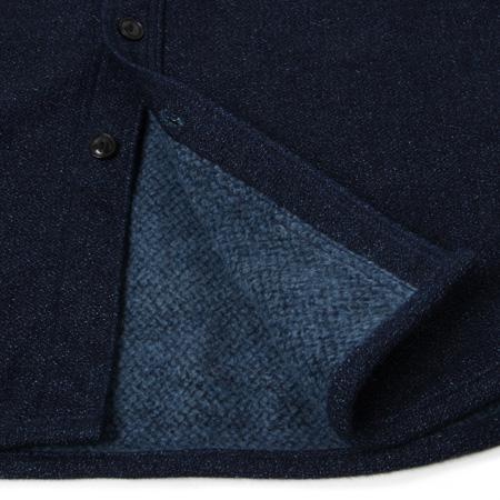 UES - 15.5oz Extra Heavy Flannel Shirt - Selvedge - Indigo 501953 - ONE OF THE HEAVIEST FLANNELS !