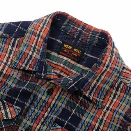 UES - 14.5oz Heavy Flannel Shirt - 502051 Navy