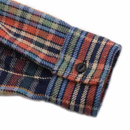 UES - 14.5oz Heavy Flannel Shirt - 502051 Navy