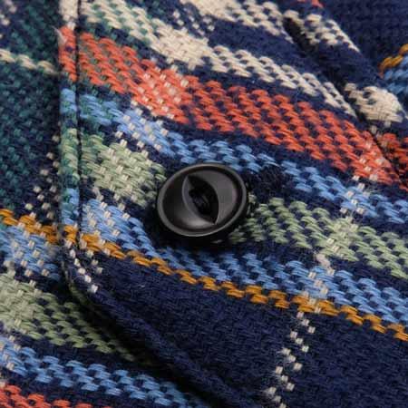 UES - 14.5oz Heavy Flannel Shirt - 502051 Navy