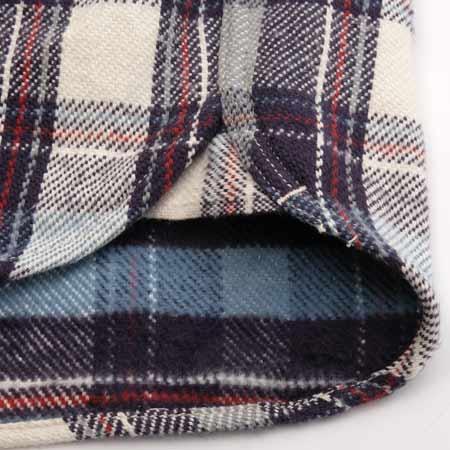 UES - 14.5oz Heavy Flannel Shirt - 502052 Navy