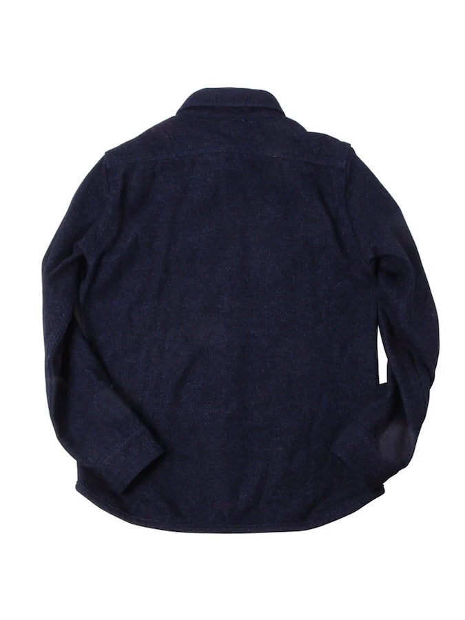 UES - 15.5oz Extra Heavy Flannel Shirt - AMUNDSEN 502455 Indigo - ONE OF THE HEAVIEST FLANNELS !