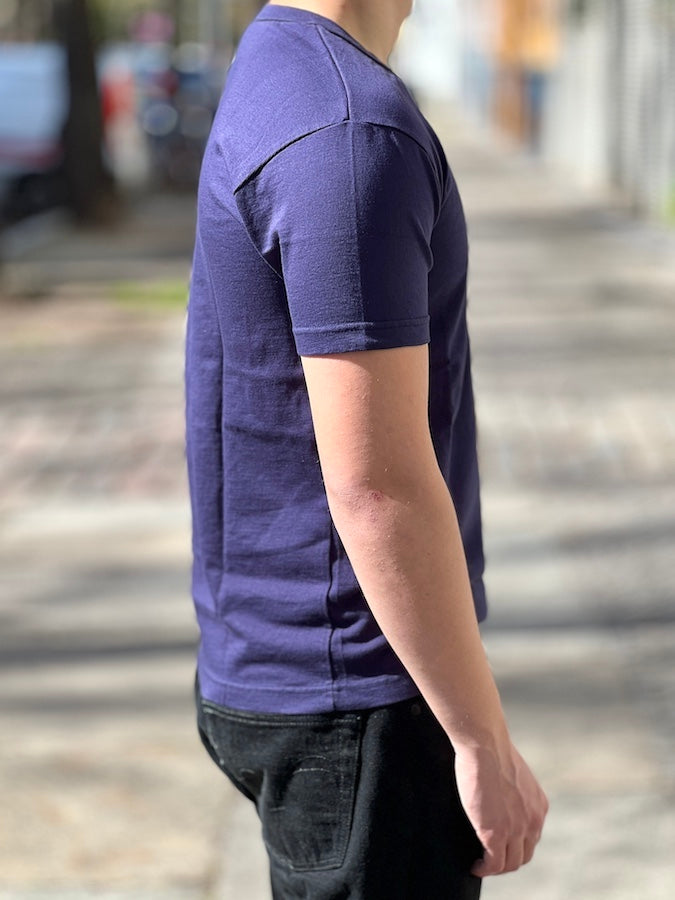 UES - " RAMAYANA " CREW-NECK T-SHIRT - Navy