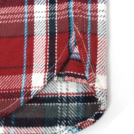 UES - 14.5oz Heavy Flannel Shirt - 502152_03 Red