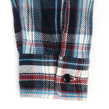 UES - 14.5oz Heavy Flannel Shirt - 502152_05 Navy