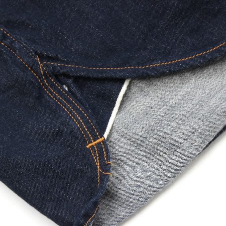 UES - Saw Tooth - Selvedge Denim Western Shirt - Snap Buttons - Indigo 505W