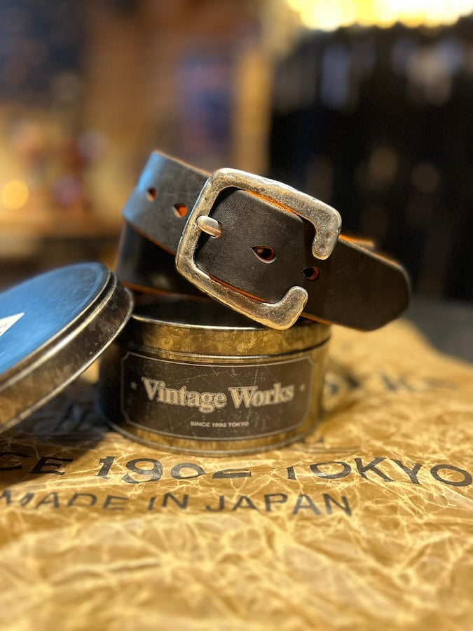 DH5536 MAX Chasin - Handmade Belt - Black Leather