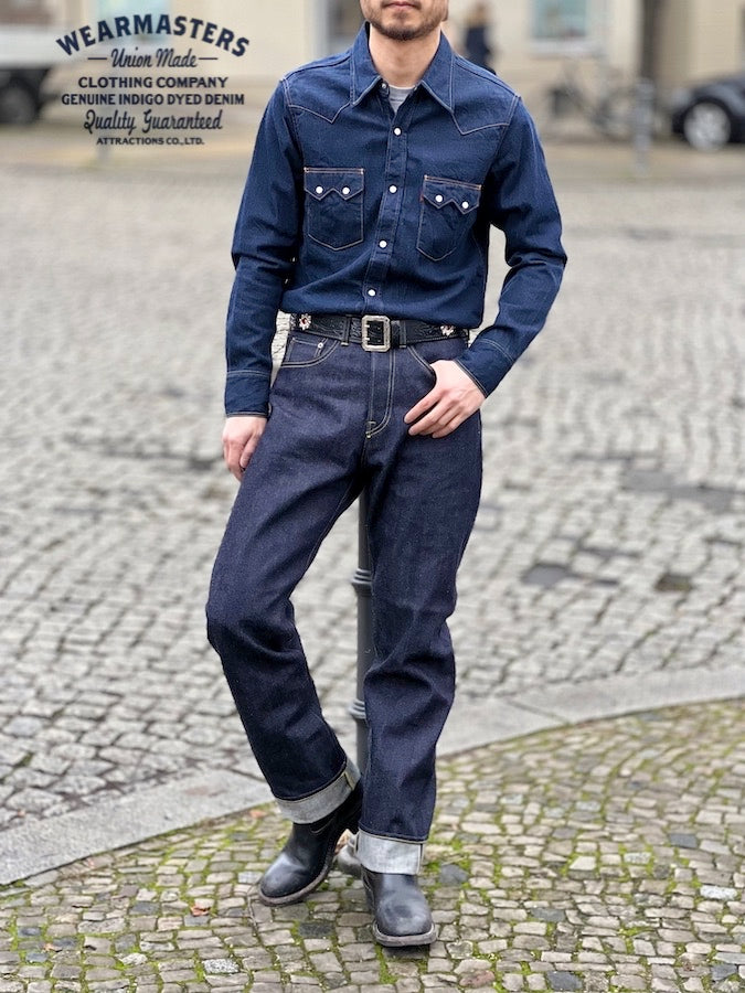 WEARMASTERS by Attractions - Lot.100 Denim Pants - 13.7oz Raw Selvedge Denim - Regular Straight
