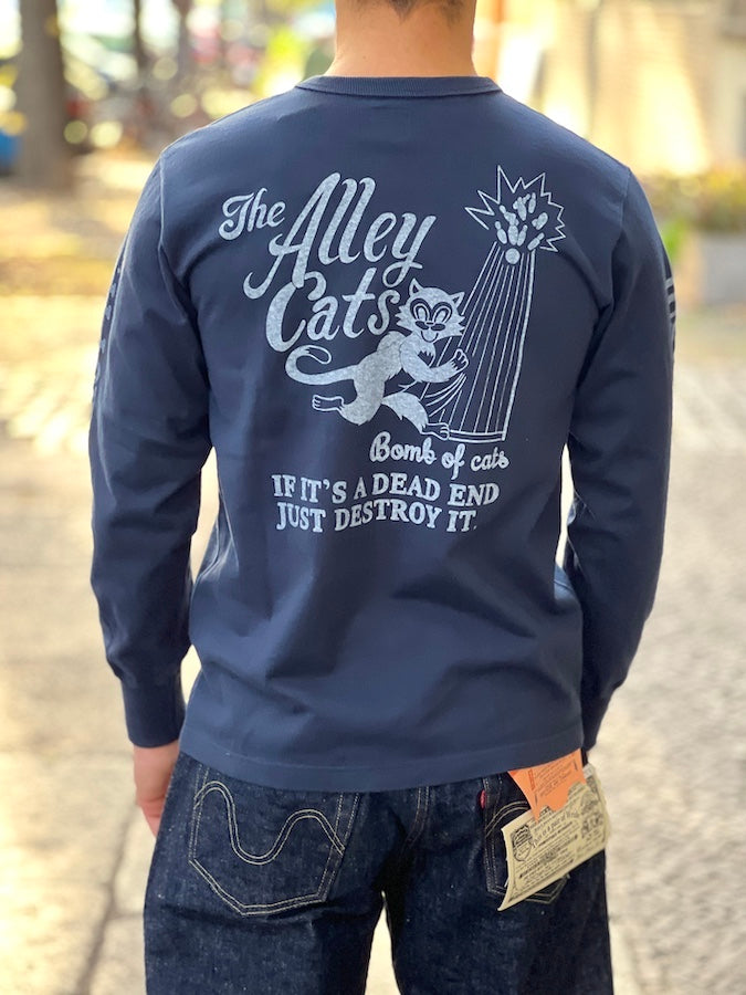 West Ride - “ ALLEY CATS ” - Heavyweight Long Sleeve Tee