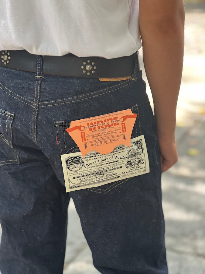 West Ride - W1948XX - Limited Collaboration Jeans - Deadstock Blue Denim