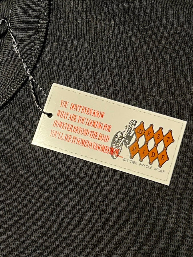 West Ride - “ WESTERN SNAKE ” - Heavyweight T-Shirt - Black