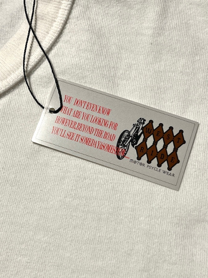 West Ride - “ WESTERN SNAKE ” - Heavyweight T-Shirt - White