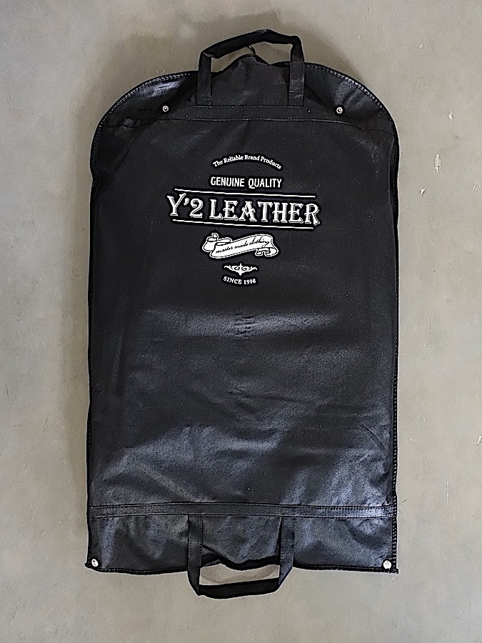 Y'2 LEATHER - LS-15 - ANILINE HORSE WORK JACKET - Black