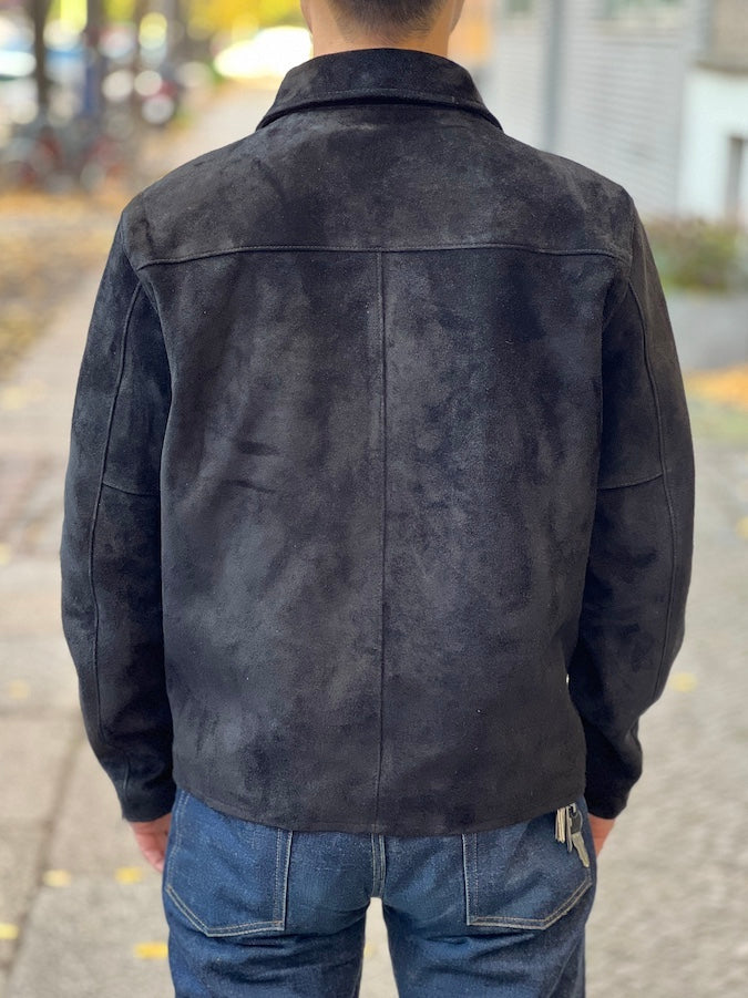 TR-65 - STEER SUEDE SINGLE RIDERS - Black
