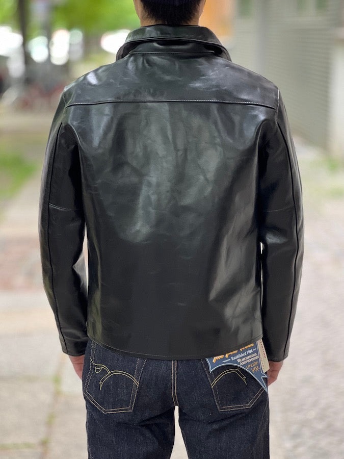 VINTAGE Horsehide Light - Single Riders Jacket - PR-65 - Black