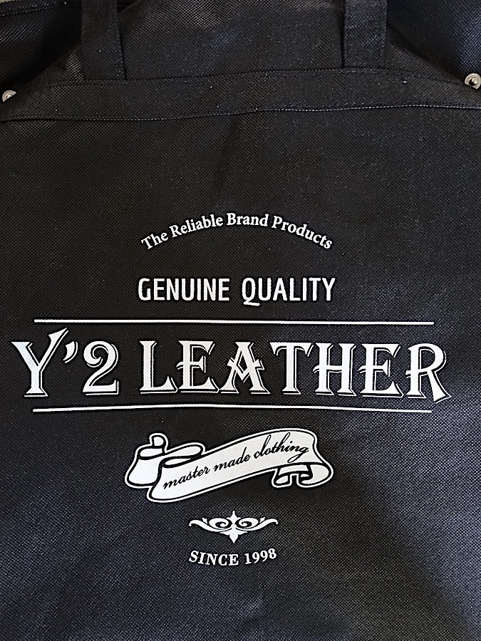 Y'2 LEATHER - Steer Oil Leather - WESTERN SHIRT - SS-013 - Black