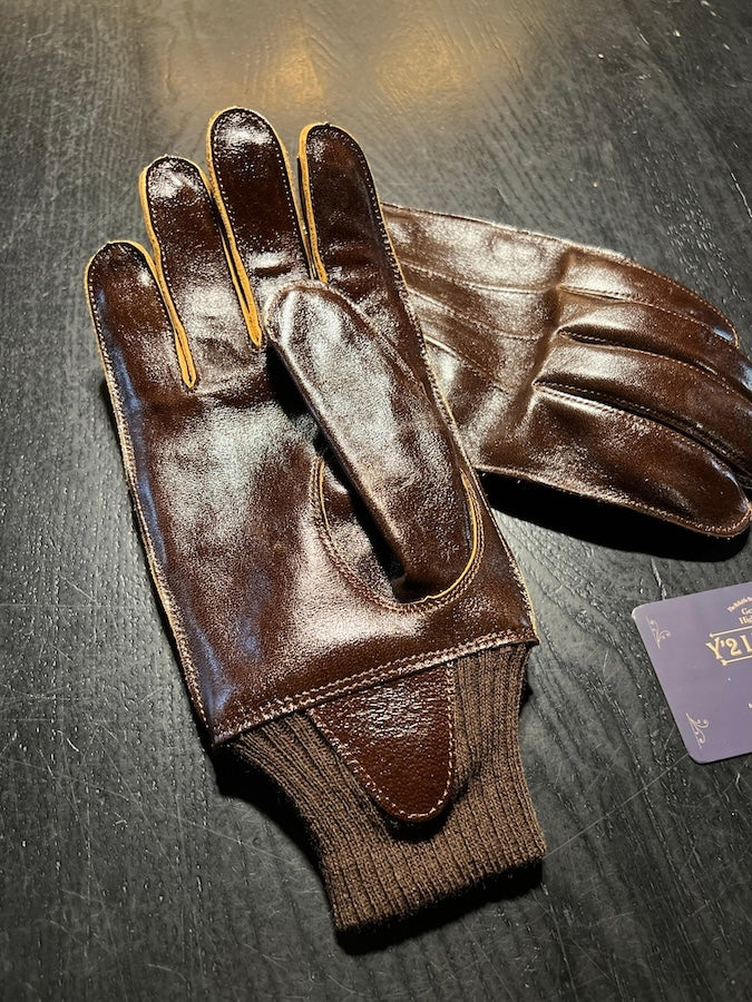 A-10 GLOVES - PULL UP HORSE - BROWN