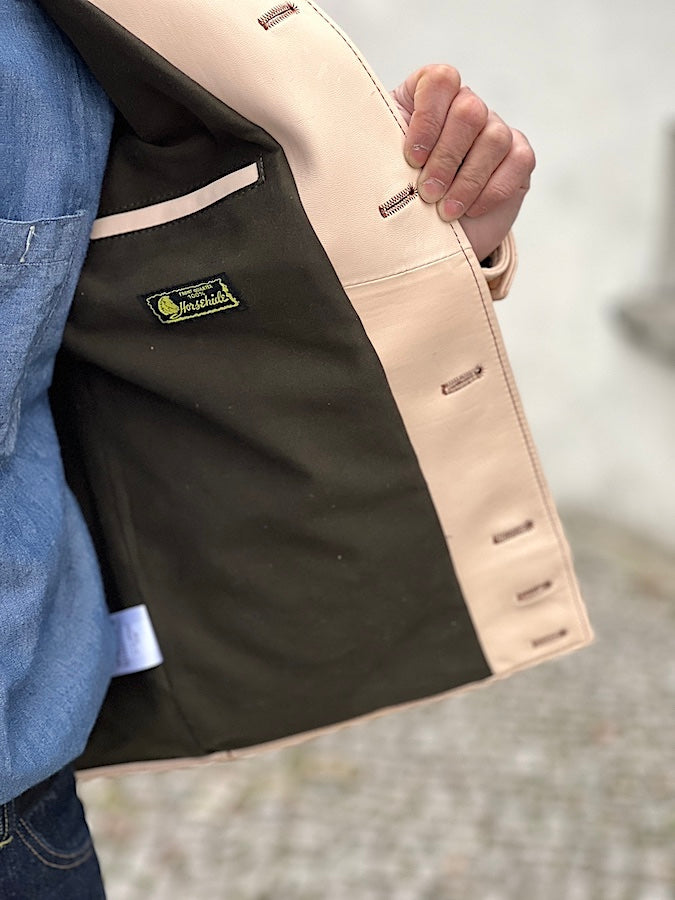 Y'2 LEATHER - EB-143 - SADDLE HORSE COSSACK JACKET - Natural