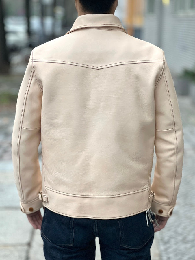 Y'2 LEATHER - EB-143 - SADDLE HORSE COSSACK JACKET - Natural