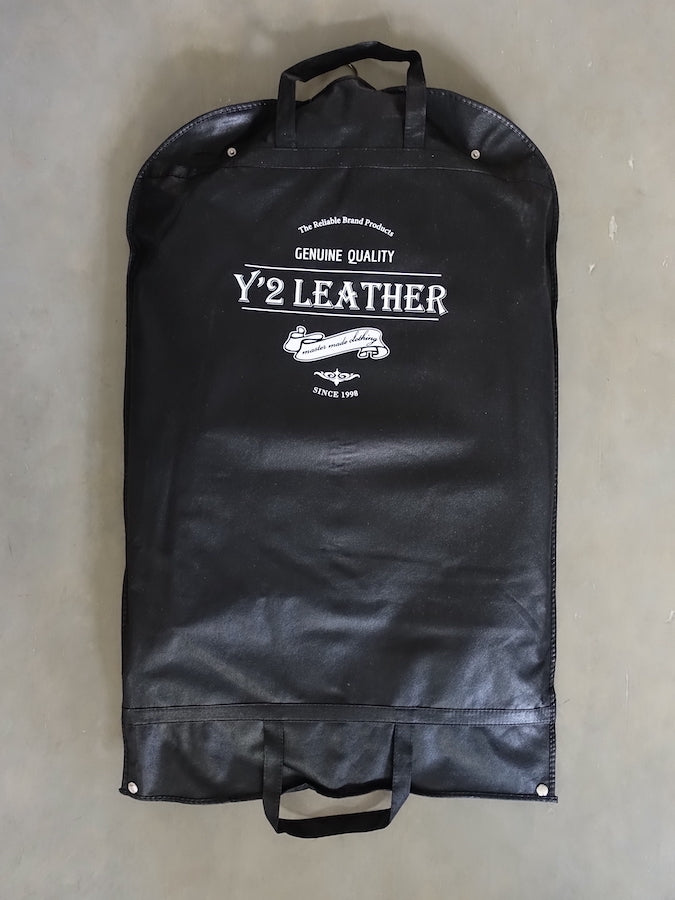 Y'2 LEATHER - Aniline Horsehide - COSSACK Leather Jacket - Black