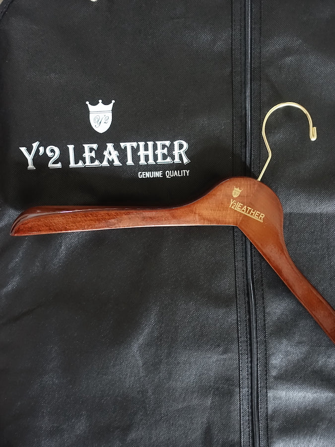 Y'2 LEATHER - COLOMER MOUTON - Type B-6 - Lampskin x Horsehide Jacket - Black